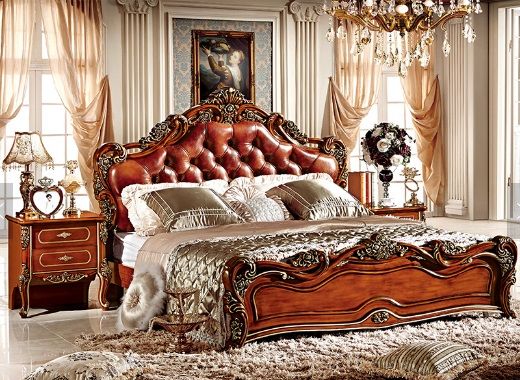 Luxusní postel krále a královny
