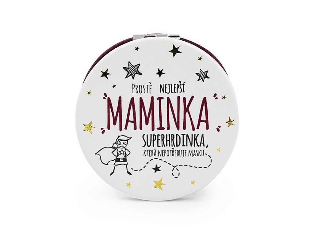 Kapesní zrcátko Nejlepší maminka superhrdinka