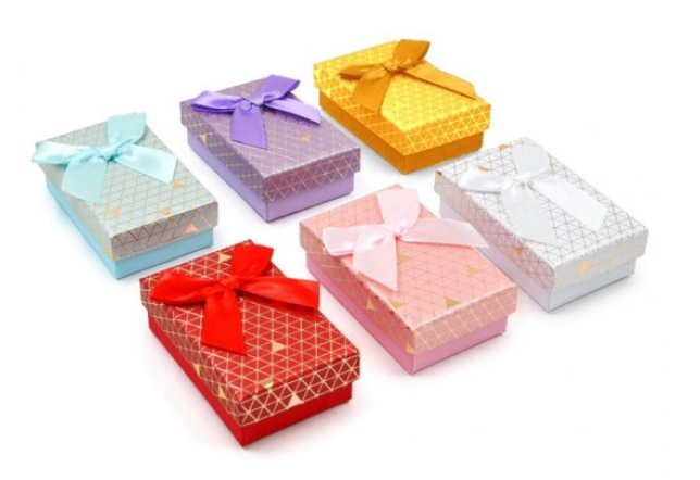 Dárková krabička - 7 x 9 x 3 cm - Červená