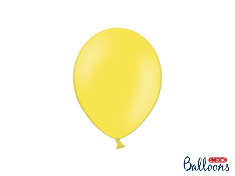 Balonek pastelový, světle žlutý 23cm - 100 ks