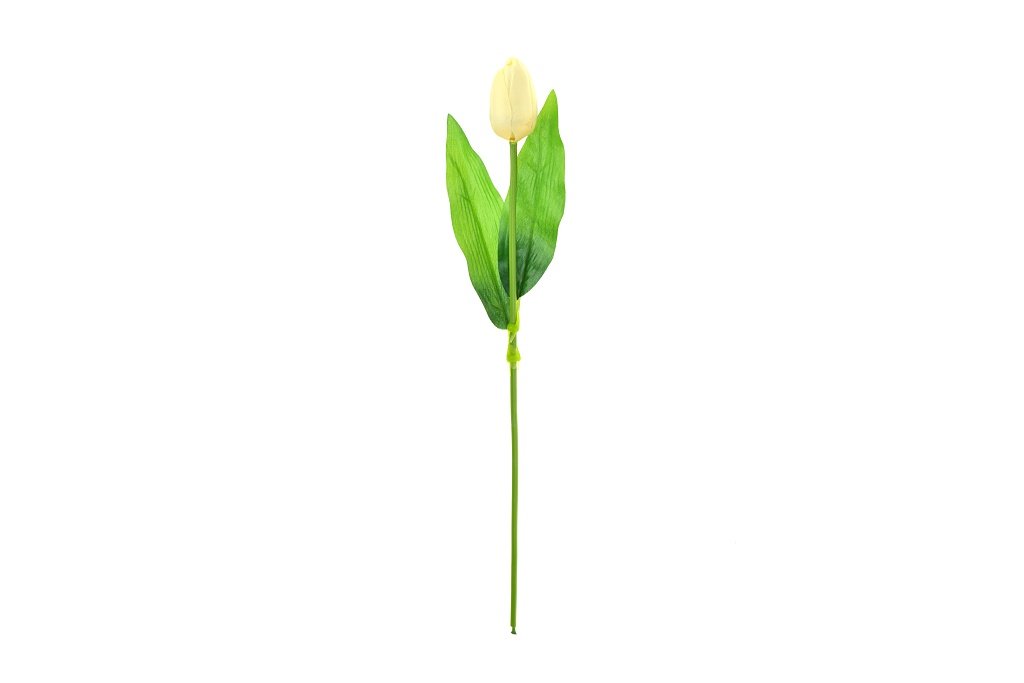Umělý tulipán 39 cm žlutý