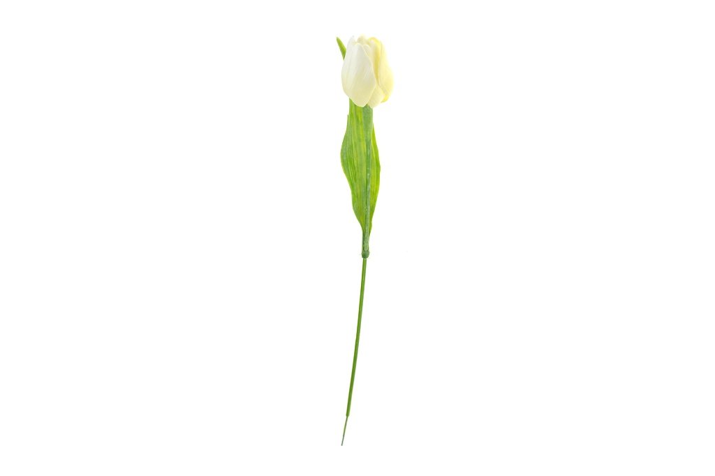 Umělý tulipán 42 cm žlutý