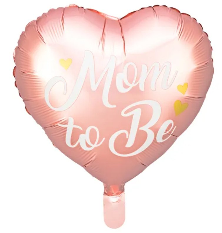 Fóliový balónek Mom to Be, 35cm, růžový
