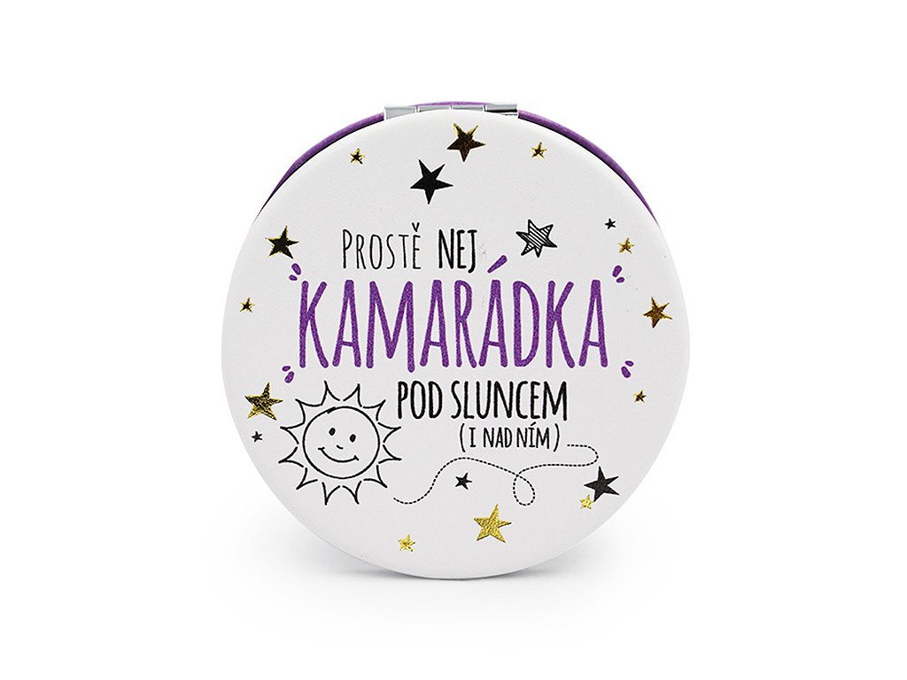 Kapesní zrcátko Nej kamarádka pod sluncem