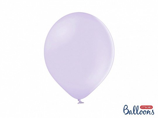 Balonek pastelový, světle fialový 30 cm - 100 ks