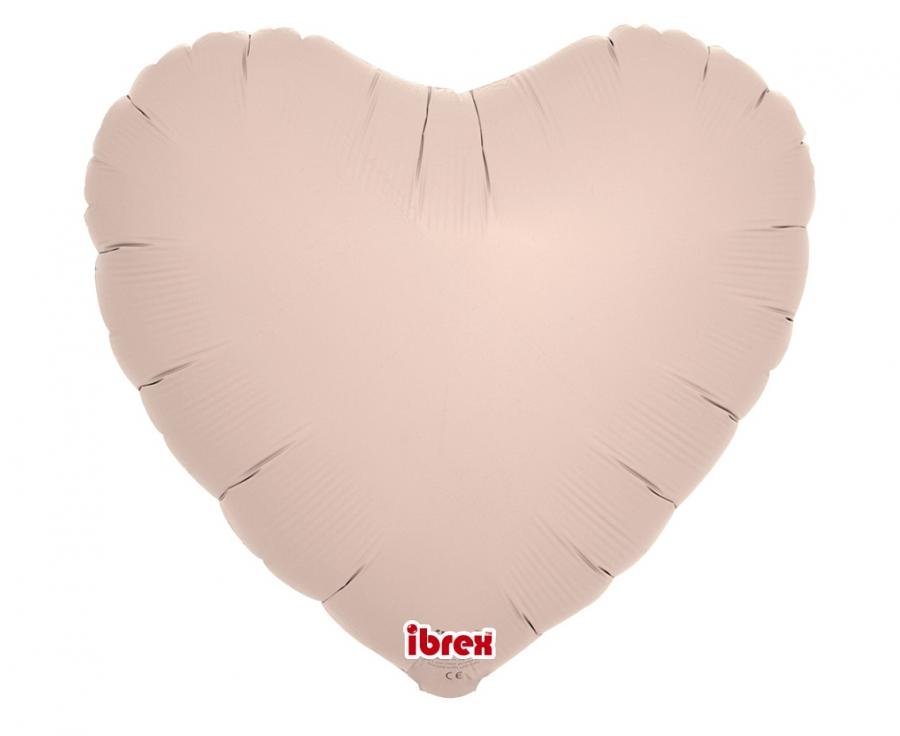 Balónek srdce 36cm, Shell Pink, 1 ks